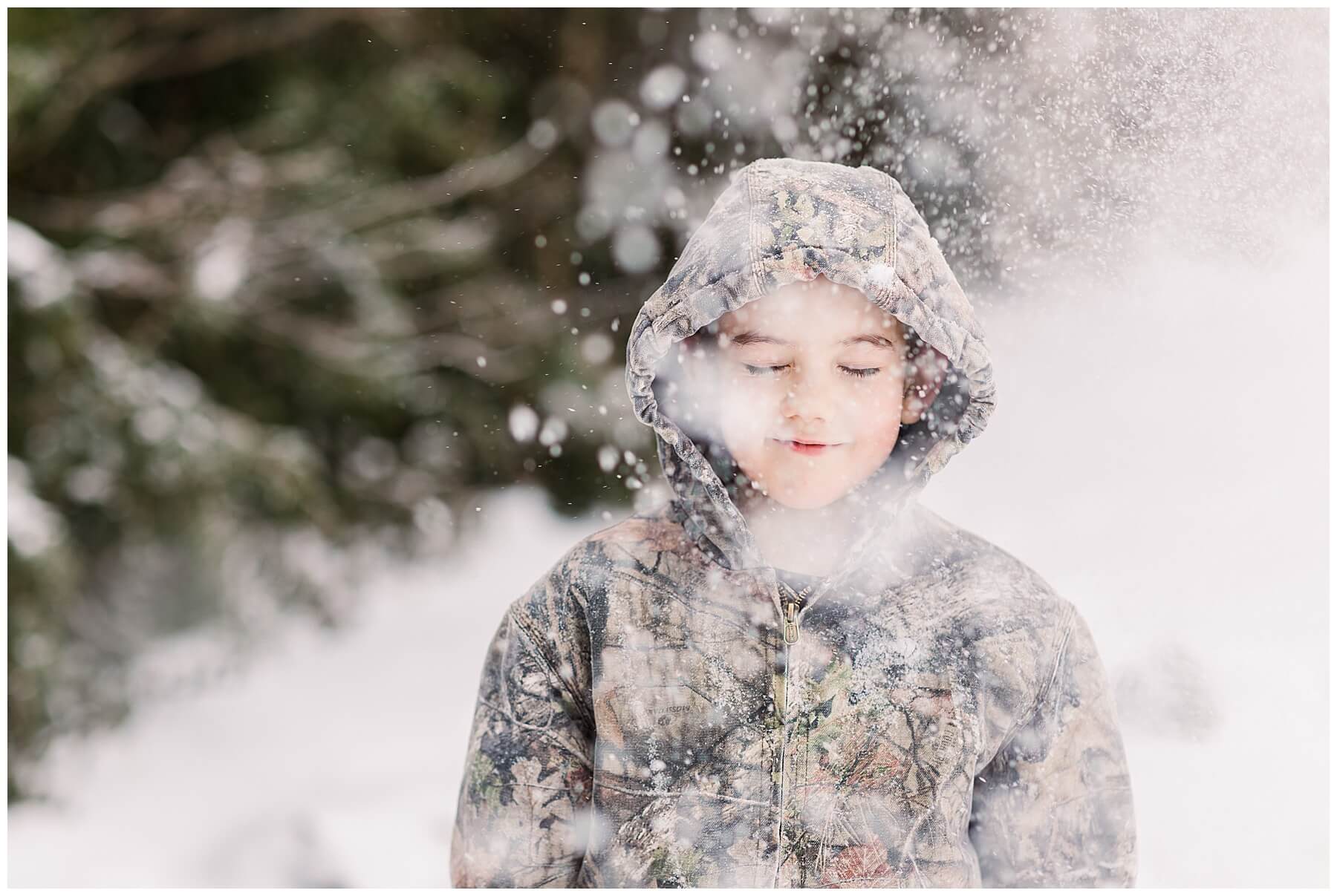 snow family pictures